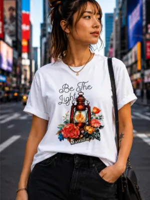 Be The Light Christian T-Shirt